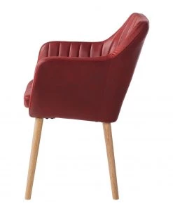 Mørteens Armlehnenstuhl Leedy IV - Kunstleder / Eiche massiv - Kirschrot - 2er Set 14 Mørteens Armlehnenstuhl Leedy IV - Kunstleder / Eiche massiv - Kirschrot - 2er Set -Deutschland Stühle Verkaufs-Shop 1000313396 211208 12180400085 DETAILS P000000001000313396