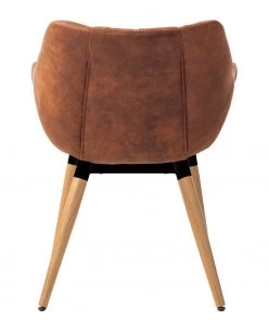 Mørteens Armlehnenstuhl Lamppi - Microfaser / Eiche massiv - Microfaser Colby: Vintage Cognac - 2er Set -Deutschland Stühle Verkaufs-Shop 1000313473 211209 13380900061 DETAILS P000000001000313473