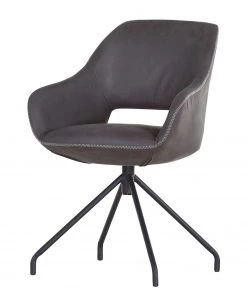 Loftscape Armlehnenstuhl Seymor - Dunkelgrau