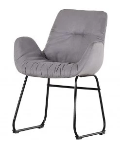 Loftscape Armlehnenstuhl Vancouver - Hellgrau