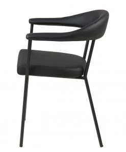 Loftscape Armlehnenstuhl Otava (2er-Set) - Kunstleder / Eisen - Schwarz 11 Loftscape Armlehnenstuhl Otava (2er-Set) - Kunstleder / Eisen - Schwarz -Deutschland Stühle Verkaufs-Shop 1000319537 220128 12565700040 DETAILS P000000001000319537