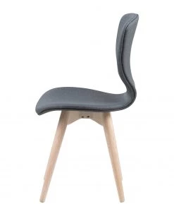 Loftscape Polsterstuhl Monreale (2er-Set) - Webstoff / Eiche massiv - Grau / Eiche -Deutschland Stühle Verkaufs-Shop 1000319572 220128 1256590040 DETAILS P000000001000319572