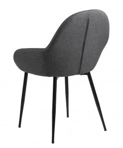 Loftscape Armlehnenstuhl Kia II (2er-Set) - Webstoff / Eisen - Grau / Schwarz -Deutschland Stühle Verkaufs-Shop 1000319580 220128 1257020050 DETAILS P000000001000319580