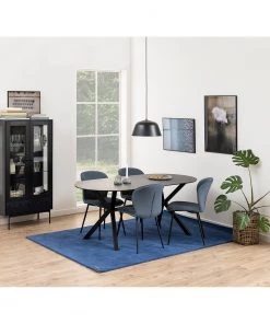 Loftscape Polsterstuhl Koriella (2er-Set) - Cord / Eisen - Grau / Schwarz -Deutschland Stühle Verkaufs-Shop 1000319599 220128 1257100021 MOOD DETAILS P000000001000319599 mood