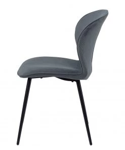 Loftscape Polsterstuhl Koriella (2er-Set) - Cord / Eisen - Grau / Schwarz -Deutschland Stühle Verkaufs-Shop 1000319599 220128 1257100040 DETAILS P000000001000319599