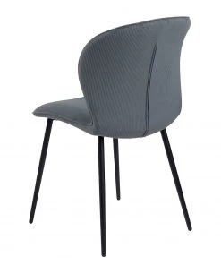 Loftscape Polsterstuhl Koriella (2er-Set) - Cord / Eisen - Grau / Schwarz -Deutschland Stühle Verkaufs-Shop 1000319599 220128 1257100050 DETAILS P000000001000319599