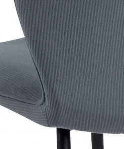 Loftscape Polsterstuhl Koriella (2er-Set) - Cord / Eisen - Grau / Schwarz -Deutschland Stühle Verkaufs-Shop 1000319599 220128 1257100065 DETAILS P000000001000319599