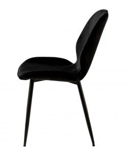 Loftscape Polsterstuhl Kerang II (2er-Set) - Samt / Eisen - Schwarz -Deutschland Stühle Verkaufs-Shop 1000319609 220128 1257140040 DETAILS P000000001000319609