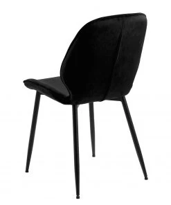 Loftscape Polsterstuhl Kerang II (2er-Set) - Samt / Eisen - Schwarz -Deutschland Stühle Verkaufs-Shop 1000319609 220128 1257140050 DETAILS P000000001000319609