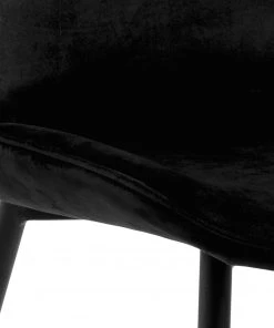 Loftscape Polsterstuhl Kerang II (2er-Set) - Samt / Eisen - Schwarz -Deutschland Stühle Verkaufs-Shop 1000319609 220128 1257140065 DETAILS P000000001000319609