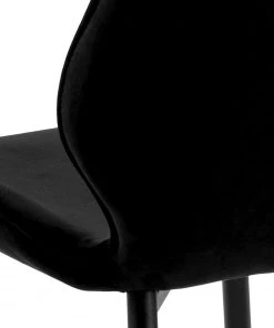 Loftscape Polsterstuhl Kerang II (2er-Set) - Samt / Eisen - Schwarz -Deutschland Stühle Verkaufs-Shop 1000319609 220128 1257140070 DETAILS P000000001000319609