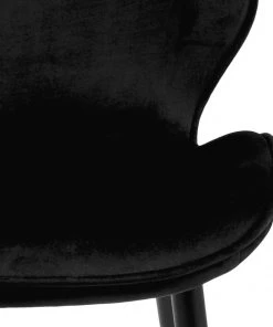 Loftscape Polsterstuhl Kerang II (2er-Set) - Samt / Eisen - Schwarz -Deutschland Stühle Verkaufs-Shop 1000319609 220128 1257140075 DETAILS P000000001000319609