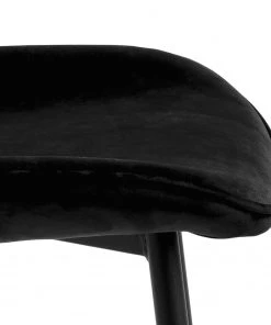 Loftscape Polsterstuhl Kerang II (2er-Set) - Samt / Eisen - Schwarz -Deutschland Stühle Verkaufs-Shop 1000319609 220128 1257140080 DETAILS P000000001000319609