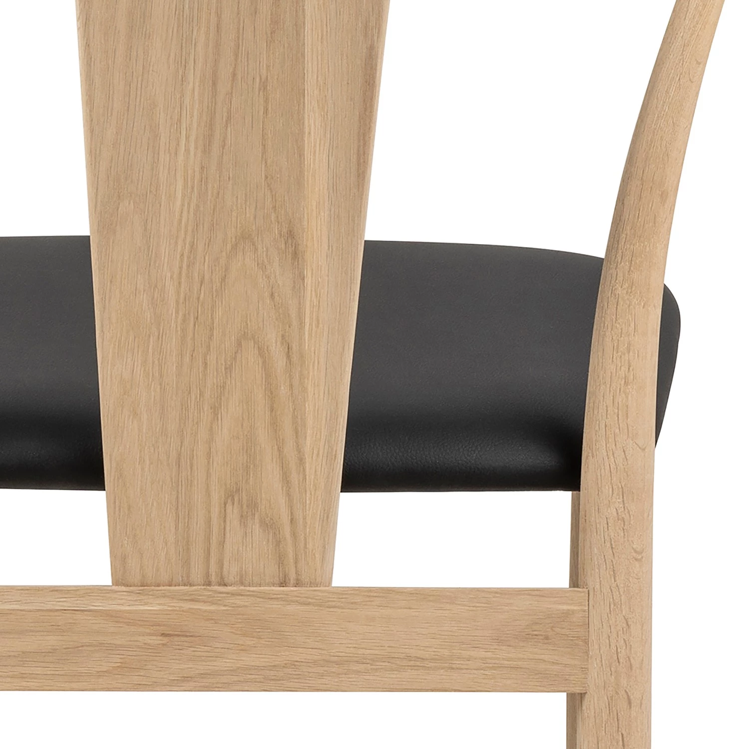 Loftscape Esszimmerstuhl Porras I (2er-Set) - Schwarz / Eiche hell 6 Loftscape Esszimmerstuhl Porras I (2er-Set) - Schwarz / Eiche hell – Bild 6