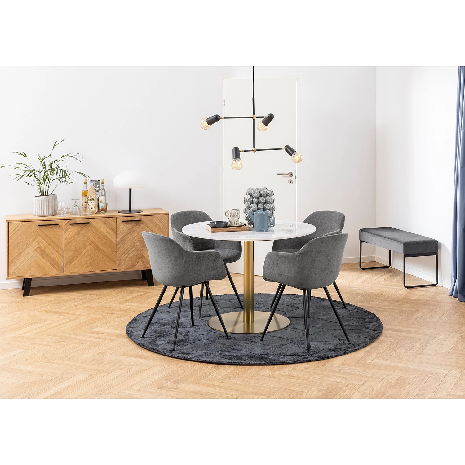 Loftscape Armlehnenstuhl Gawler - Vintage Grau 2 Loftscape Armlehnenstuhl Gawler - Vintage Grau – Bild 2