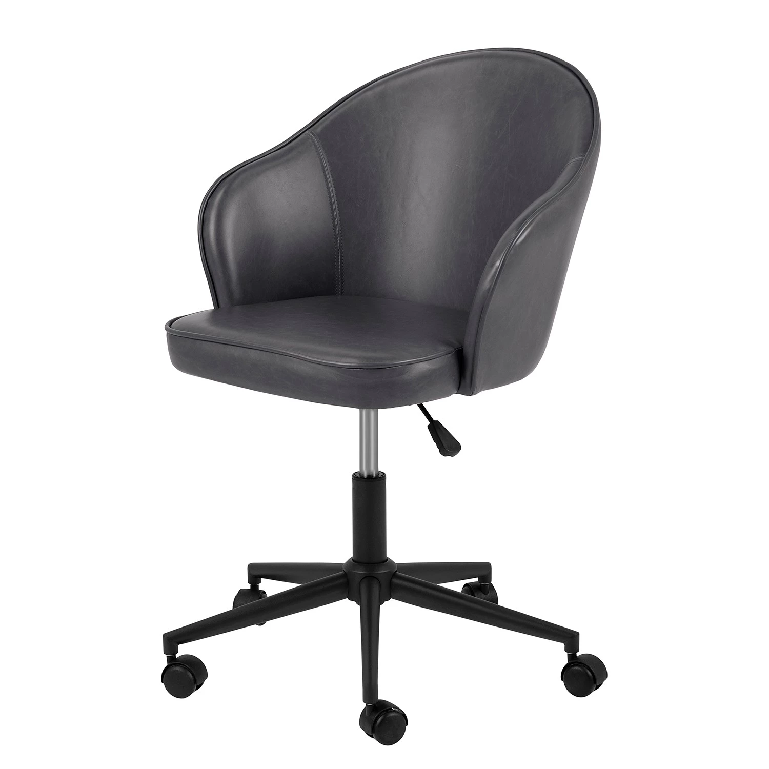 Red Living Bürostuhl Moray - Kunstleder / Eisen - Anthrazit / Schwarz 1 Red Living Bürostuhl Moray - Kunstleder / Eisen - Anthrazit / Schwarz