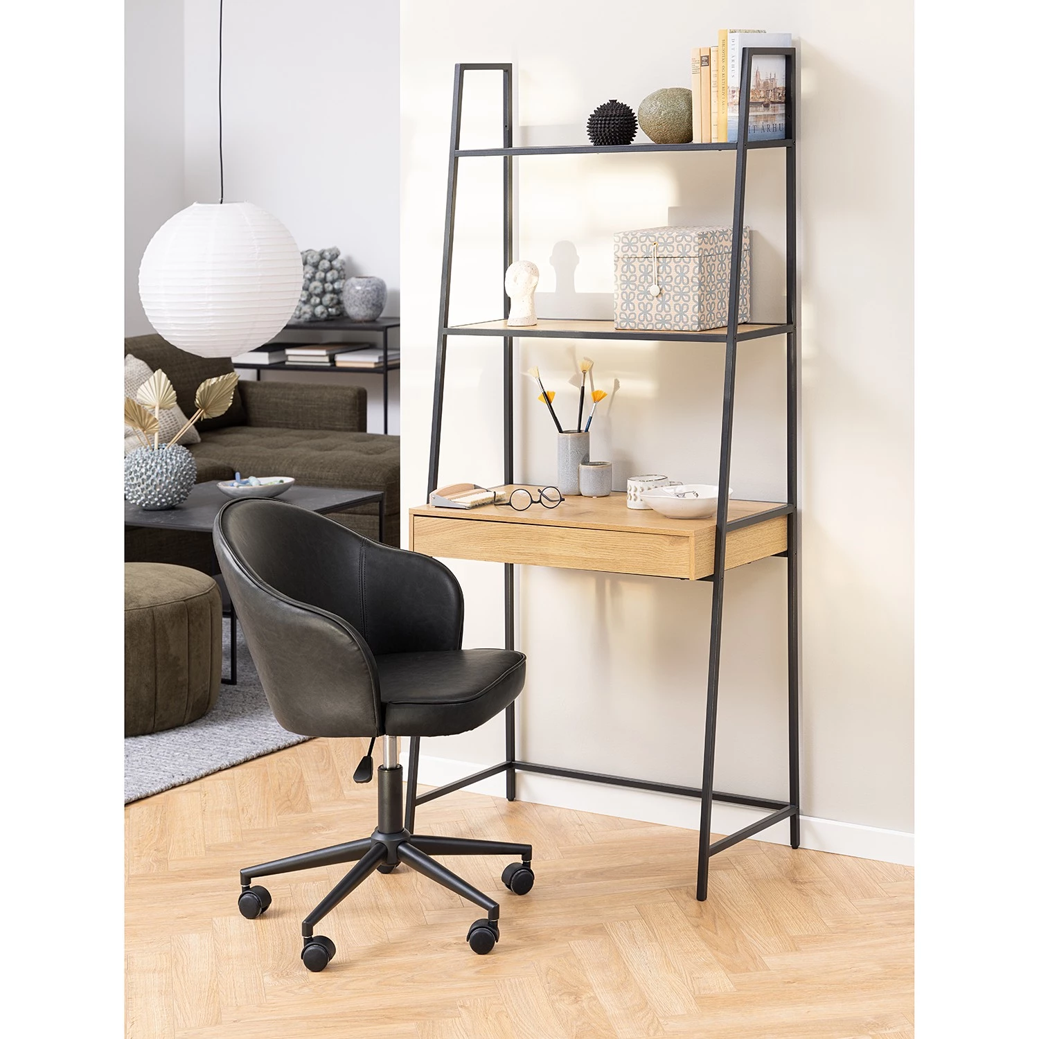 Red Living Bürostuhl Moray - Kunstleder / Eisen - Anthrazit / Schwarz 2 Red Living Bürostuhl Moray - Kunstleder / Eisen - Anthrazit / Schwarz – Bild 2