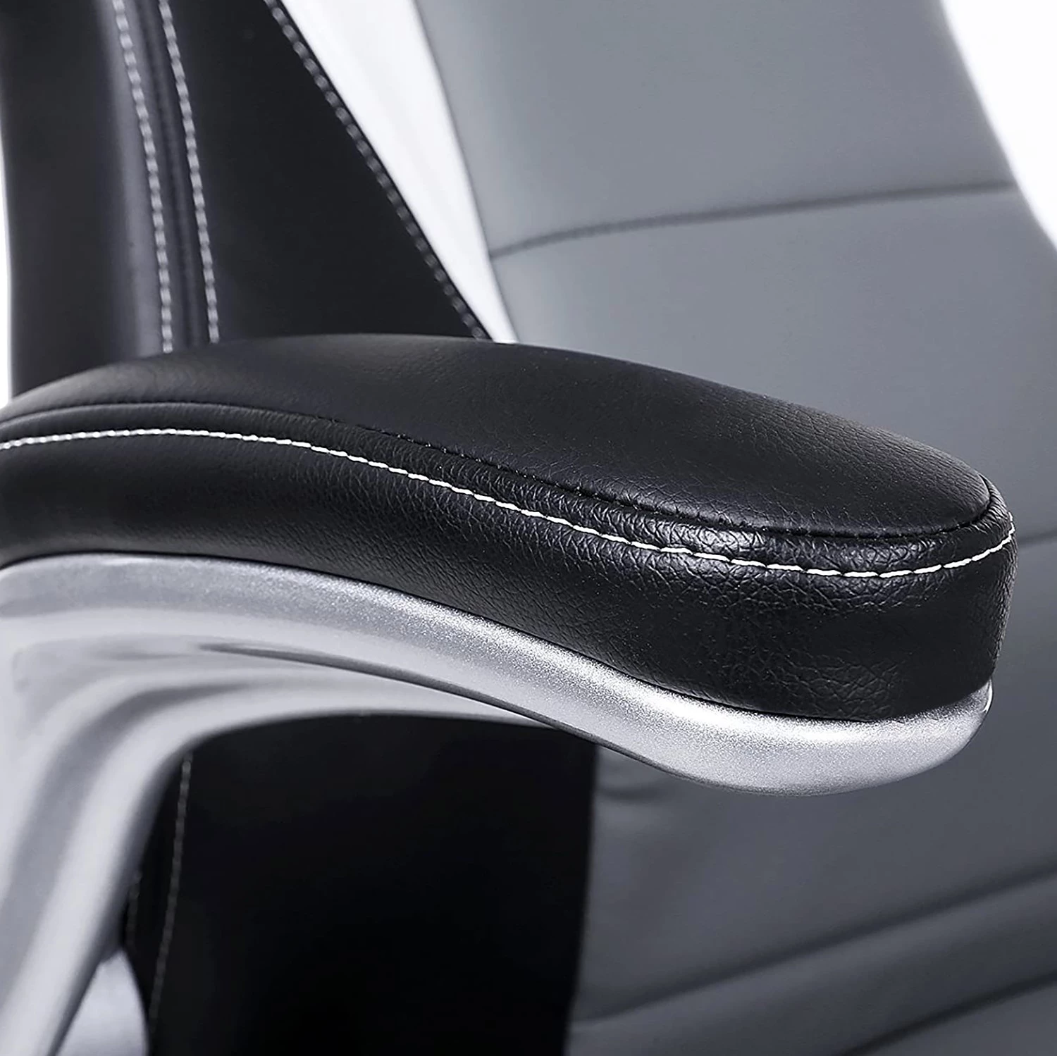 Loftscape Chefsessel Milnor - Schwarz / Grau 5 Loftscape Chefsessel Milnor - Schwarz / Grau – Bild 5