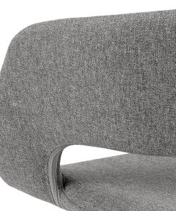 Loftscape Armlehnenstuhl Mornico - Webstoff / Eisen - Hellgrau / Schwarz -Deutschland Stühle Verkaufs-Shop 1000330925 220223 080 DETAILS P000000001000330925