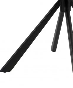 Loftscape Armlehnenstuhl Mornico - Webstoff / Eisen - Hellgrau / Schwarz -Deutschland Stühle Verkaufs-Shop 1000330925 220223 100 DETAILS P000000001000330925