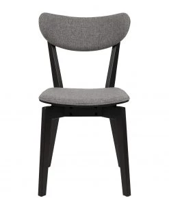 Loftscape Esszimmerstuhl Rigby II (2er-Set) - Webstoff / Gummibaum massiv - Grau / Schwarz -Deutschland Stühle Verkaufs-Shop 1000330926 220223 030 DETAILS P000000001000330926