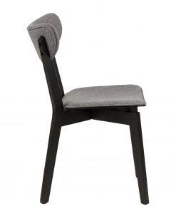 Loftscape Esszimmerstuhl Rigby II (2er-Set) - Webstoff / Gummibaum massiv - Grau / Schwarz -Deutschland Stühle Verkaufs-Shop 1000330926 220223 040 DETAILS P000000001000330926