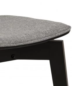 Loftscape Esszimmerstuhl Rigby II (2er-Set) - Webstoff / Gummibaum massiv - Grau / Schwarz -Deutschland Stühle Verkaufs-Shop 1000330926 220223 080 DETAILS P000000001000330926