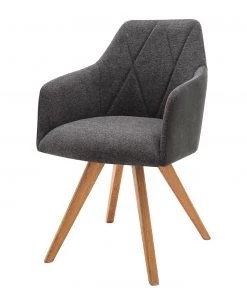 Norrwood Armlehnenstuhl Oliveira - Anthrazit - Wasserdicht