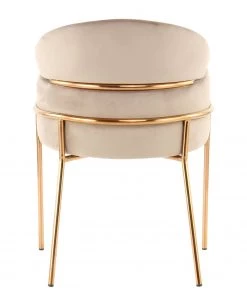 INSTYLE by Kayoom Armlehnenstuhl Elva - Taupe / Gold -Deutschland Stühle Verkaufs-Shop 1000335713 220223 032 DETAILS P000000001000335713