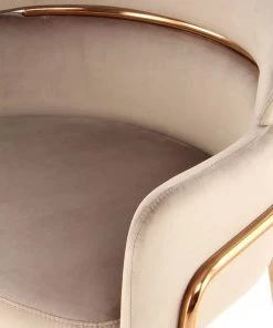 INSTYLE by Kayoom Armlehnenstuhl Elva - Taupe / Gold -Deutschland Stühle Verkaufs-Shop 1000335713 220223 033 DETAILS P000000001000335713