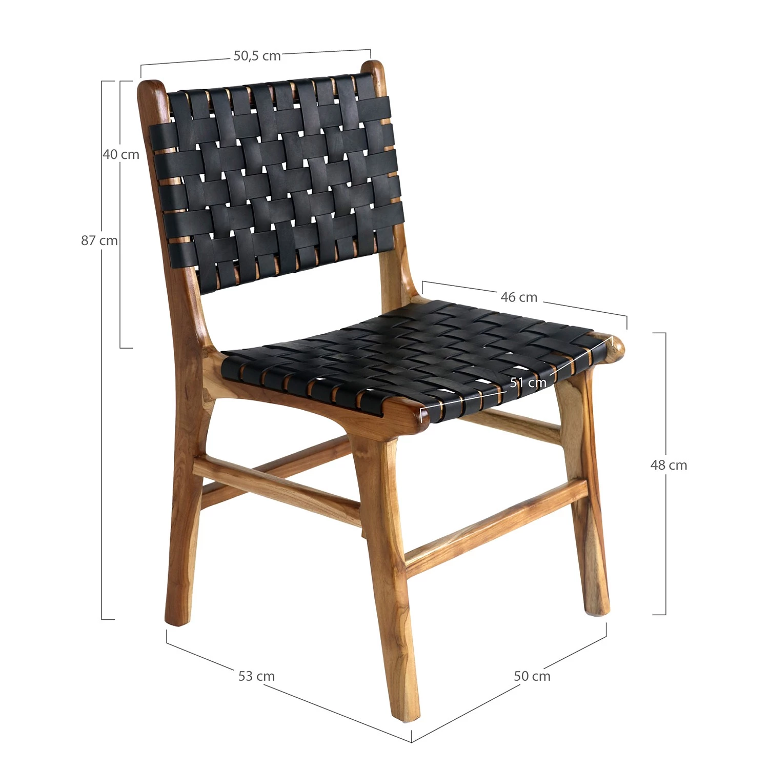 Loftscape Esszimmerstuhl Mitchell (2er-Set) - Schwarz 7 Loftscape Esszimmerstuhl Mitchell (2er-Set) - Schwarz – Bild 7