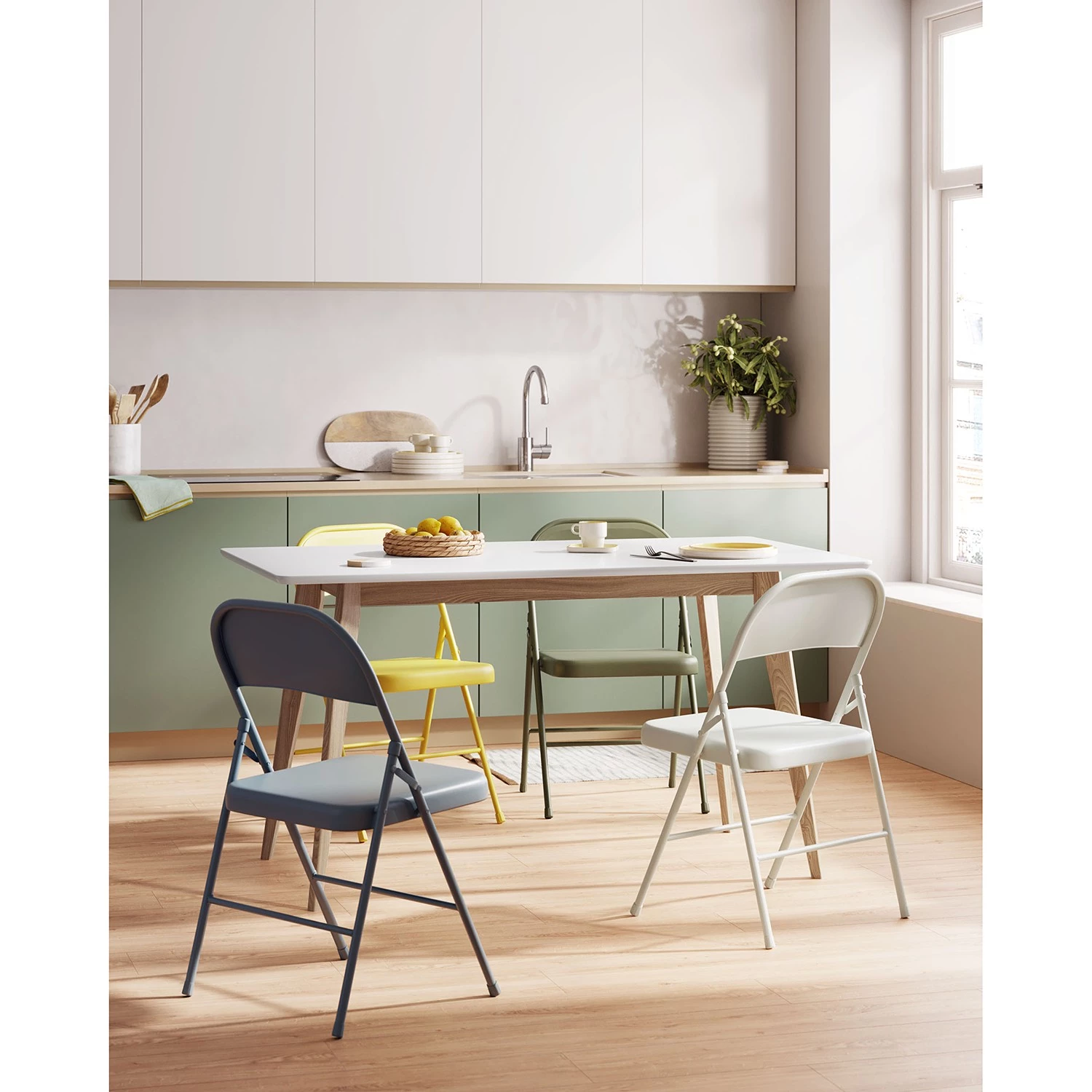 Loftscape Esszimmerstuhl Penaflor (2er-Set) - Senfgelb 3 Loftscape Esszimmerstuhl Penaflor (2er-Set) - Senfgelb – Bild 3