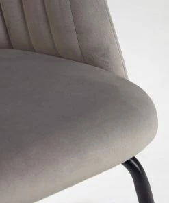 Loftscape Esszimmerstuhl Lumi III (2er-Set) - Samt / Stahl - Grau / Schwarz 13 Loftscape Esszimmerstuhl Lumi III (2er-Set) - Samt / Stahl - Grau / Schwarz -Deutschland Stühle Verkaufs-Shop 1000340198 220414 050 DETAILS P000000001000340198