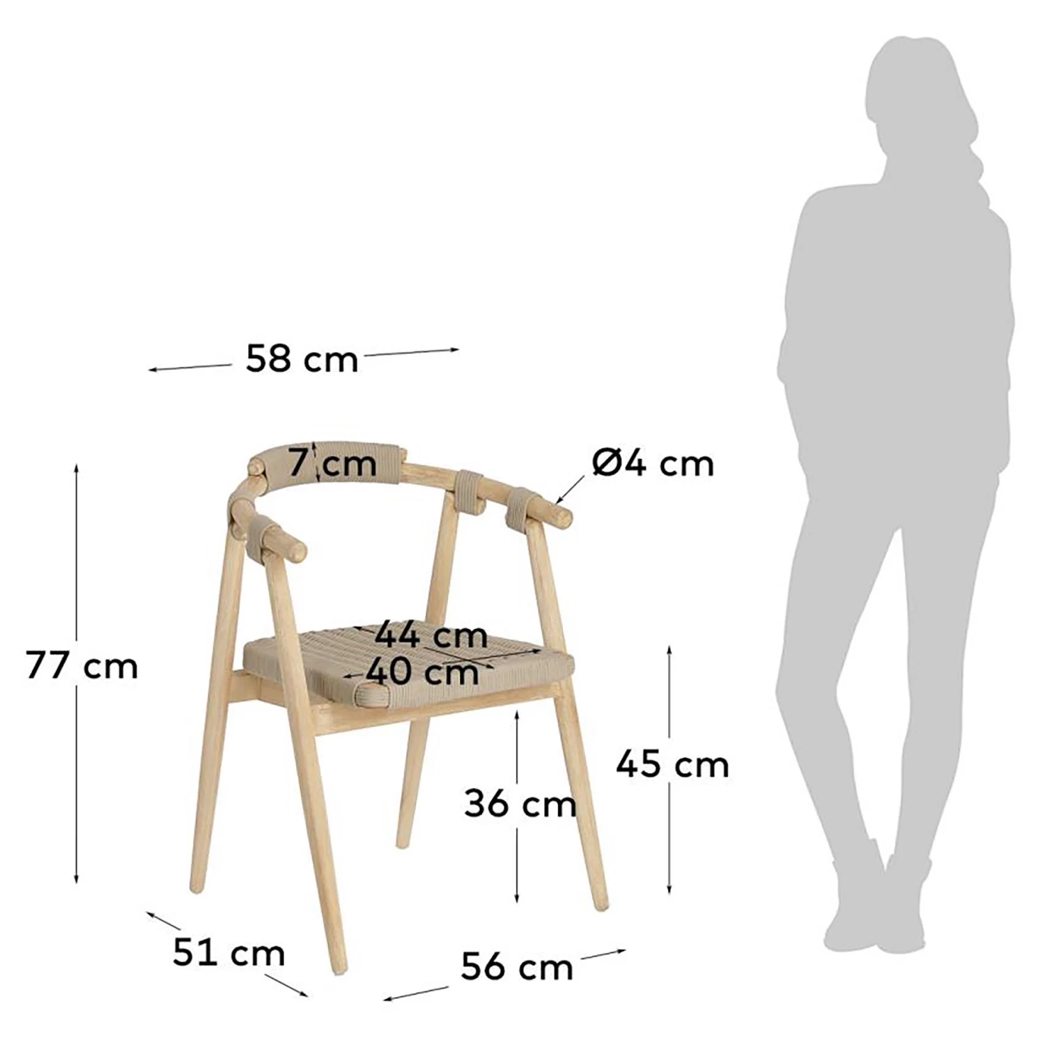 Loftscape Armlehnenstuhl Puras (2er-Set) - Sahara 12 Loftscape Armlehnenstuhl Puras (2er-Set) - Sahara – Bild 12