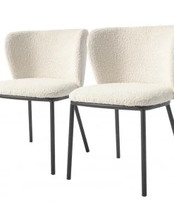 Loftscape Polsterstuhl Rovigo (2er-Set) - Weiß