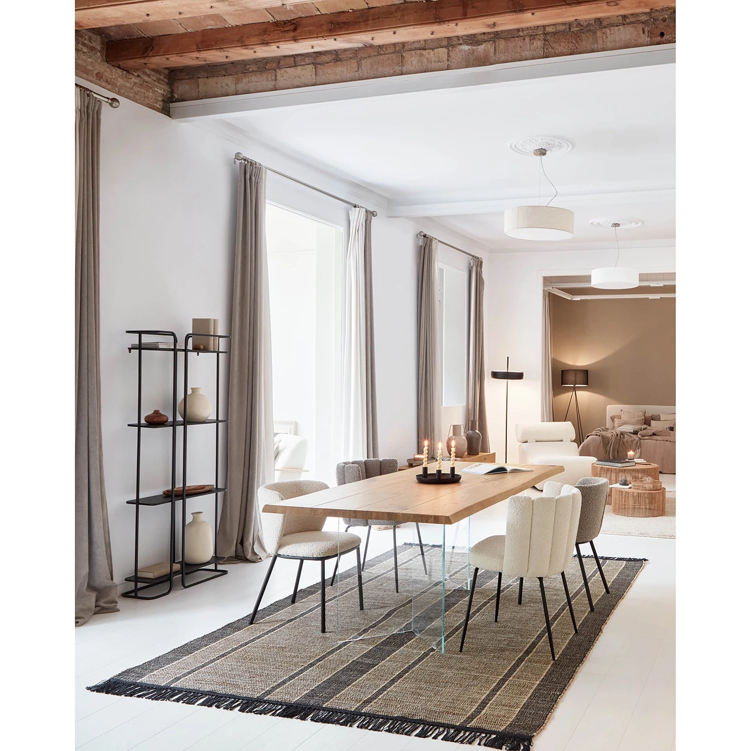 Loftscape Polsterstuhl Rovigo (2er-Set) - Weiß 3 Loftscape Polsterstuhl Rovigo (2er-Set) - Weiß – Bild 3