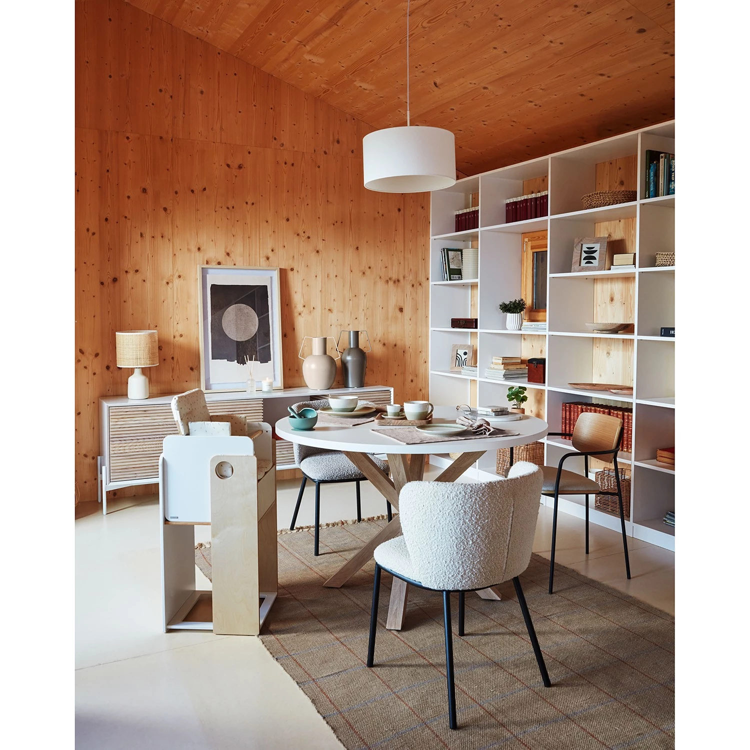 Loftscape Polsterstuhl Rovigo (2er-Set) - Weiß 4 Loftscape Polsterstuhl Rovigo (2er-Set) - Weiß – Bild 4