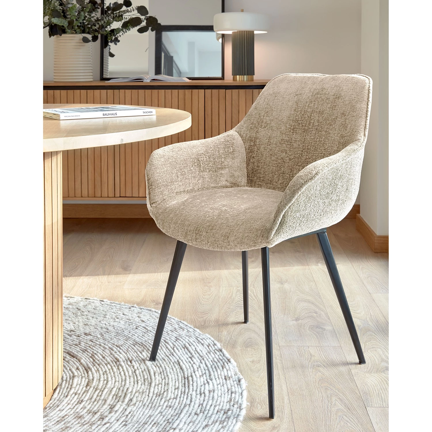 Loftscape Armlehnenstuhl Sophie (2er-Set) - Elfenbein 2 Loftscape Armlehnenstuhl Sophie (2er-Set) - Elfenbein – Bild 2