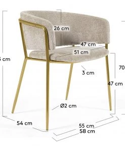 Loftscape Armlehnenstuhl Vilhena V (2er-Set) - Sahara -Deutschland Stühle Verkaufs-Shop 1000340231 220414 500 SKETCH DETAILS P000000001000340231 sketch