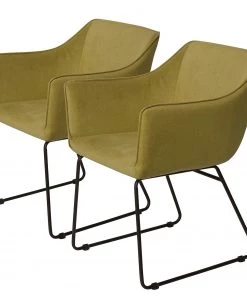 Tom Tailor Armlehnstuhl Rennes (2er-Set) - Currygelb