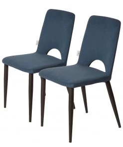 Tom Tailor Polsterstuhl Tampere (2er-Set) - Jeansblau