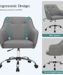 Fredriks Bürostuhl Roydale - Grau -Deutschland Stühle Verkaufs-Shop 1000343527 220407 040 DETAILS P000000001000343527