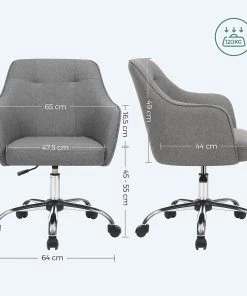 Fredriks Bürostuhl Roydale - Grau -Deutschland Stühle Verkaufs-Shop 1000343527 220407 500 SKETCH DETAILS P000000001000343527 sketch