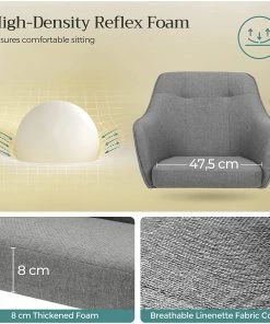 Fredriks Bürostuhl Roydale - Grau -Deutschland Stühle Verkaufs-Shop 1000343527 220407 501 SKETCH DETAILS P000000001000343527 sketch