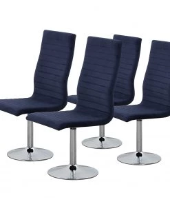 Loftscape Polsterstuhl Firmi II (4er-Set) - Marineblau