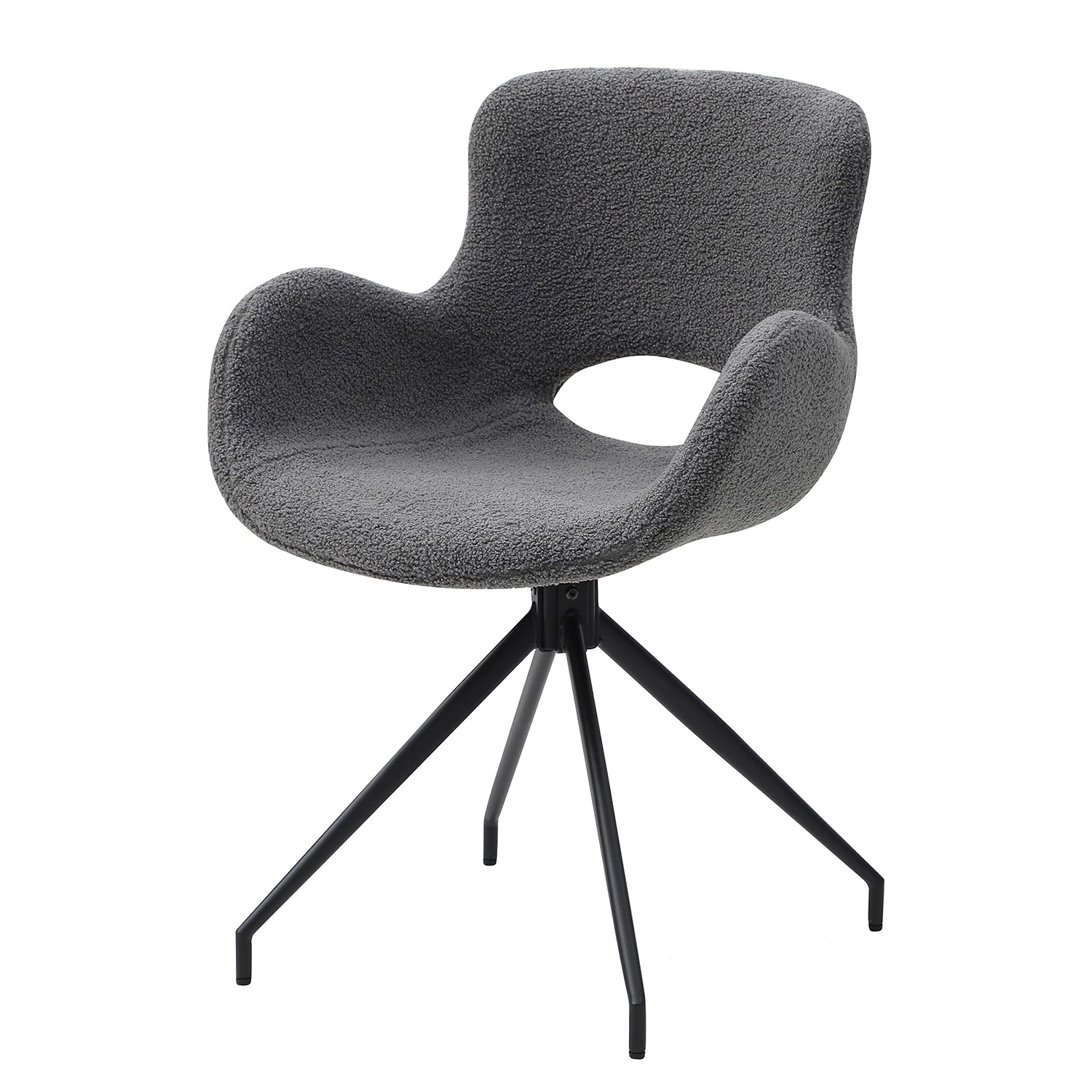 Loftscape Armlehnenstuhl Temerin - Dunkelgrau 1 Loftscape Armlehnenstuhl Temerin - Dunkelgrau