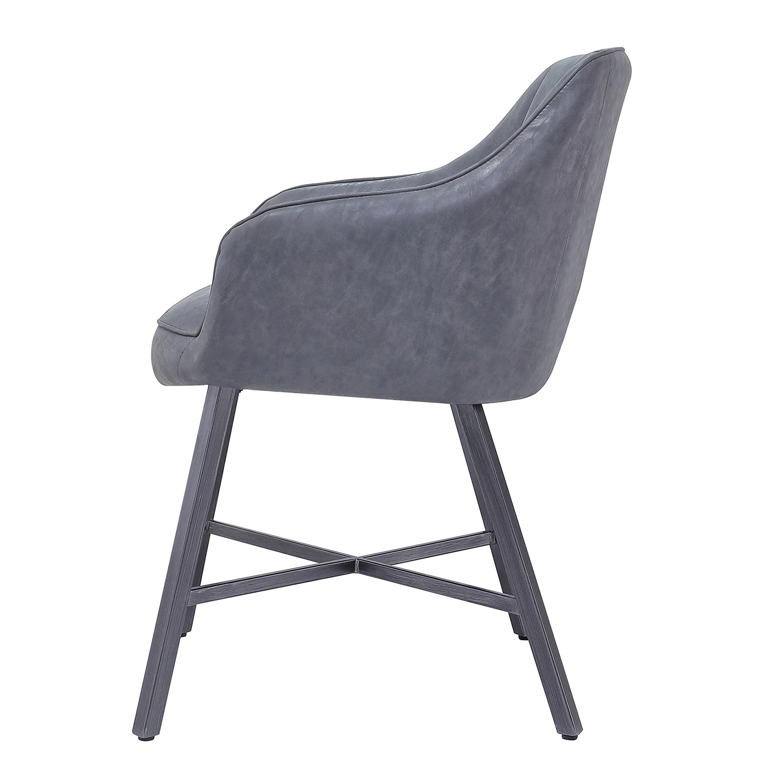 Loftscape Armlehnstuhl Septon (2er-Set) - Grau 3 Loftscape Armlehnstuhl Septon (2er-Set) - Grau – Bild 3