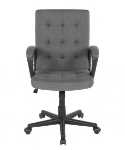 Duo Collection Chefsessel Raphael - Webstoff / Nylon - Dunkelgrau / Schwarz