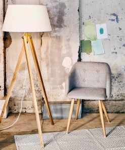 Butlers Armlehnenstuhl ROCK'N'SOUL - Stahl / Polyester - Grau -Deutschland Stühle Verkaufs-Shop 1000343953 220406 021 MOOD DETAILS P000000001000343953 mood