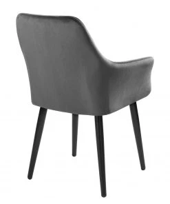 Butlers Armlehnenstuhl VELVET (2er-Set) - Polyester / Metall - Grau -Deutschland Stühle Verkaufs-Shop 1000343995 220406 030 DETAILS P000000001000343995